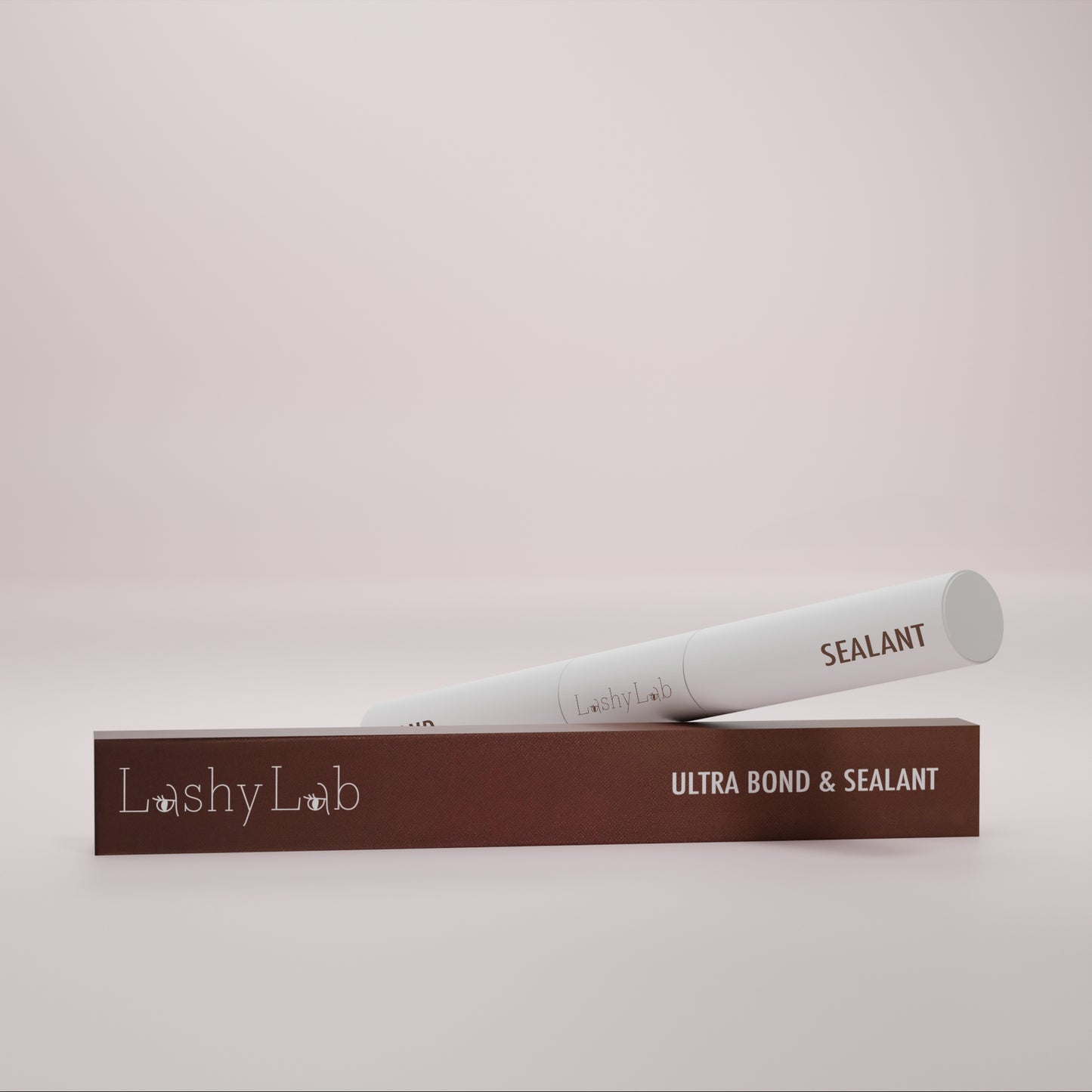 Lashy Lab Ultra Bond & Sealant adhesive product which is a two-part adhesive system designed to secure individual lash clusters to natural lashes.